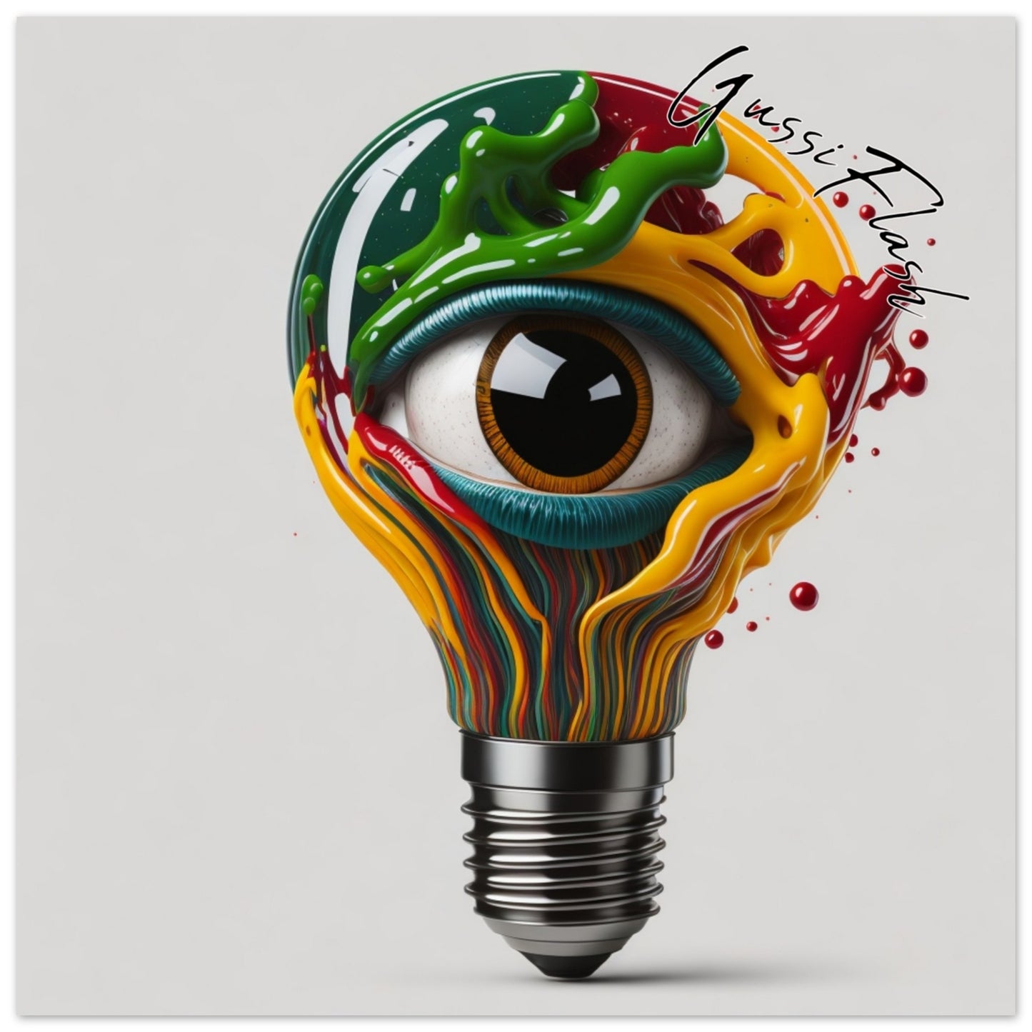 GussiFlash Premium Poster auf mattem Papier