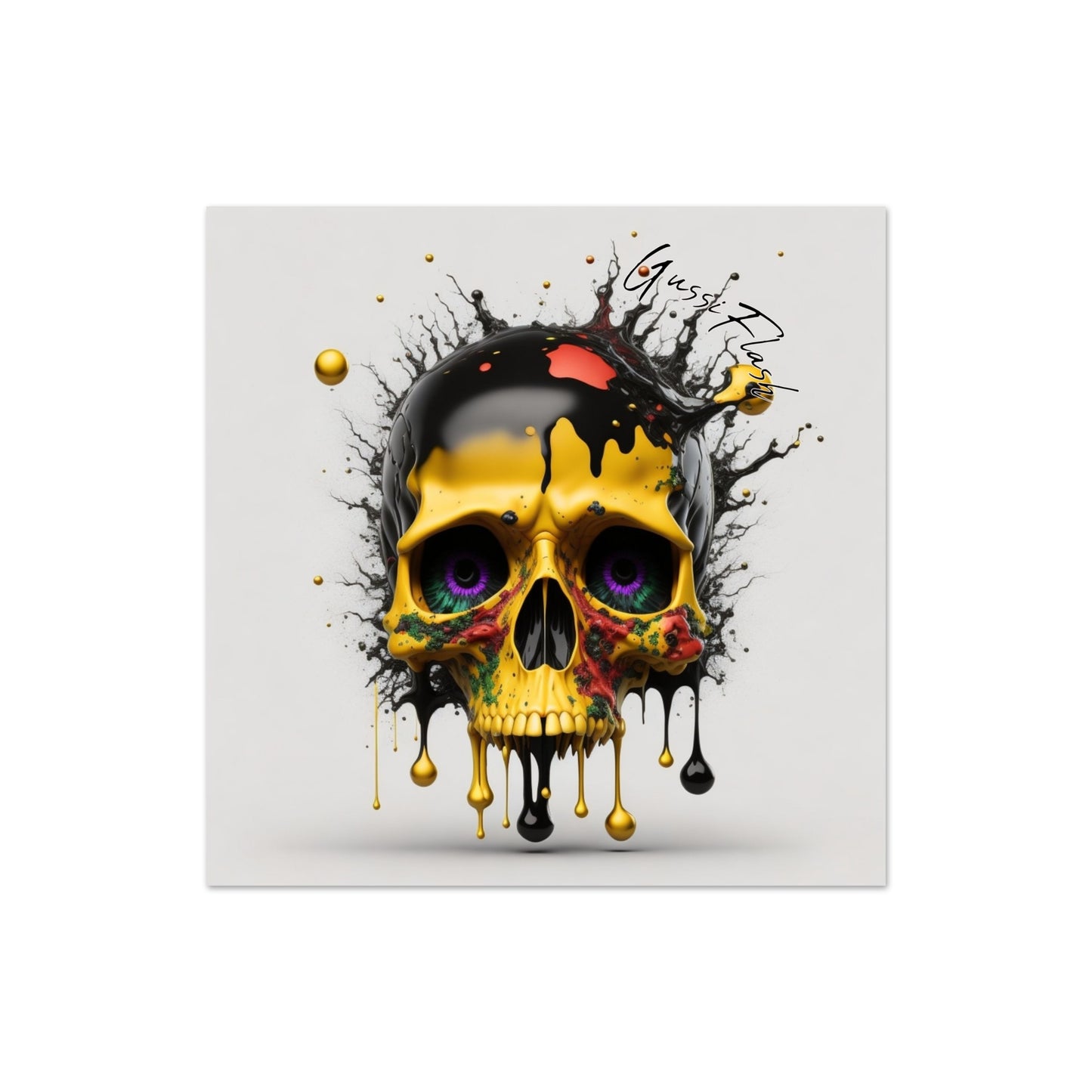 GussiFlash Premium Poster auf mattem Papier