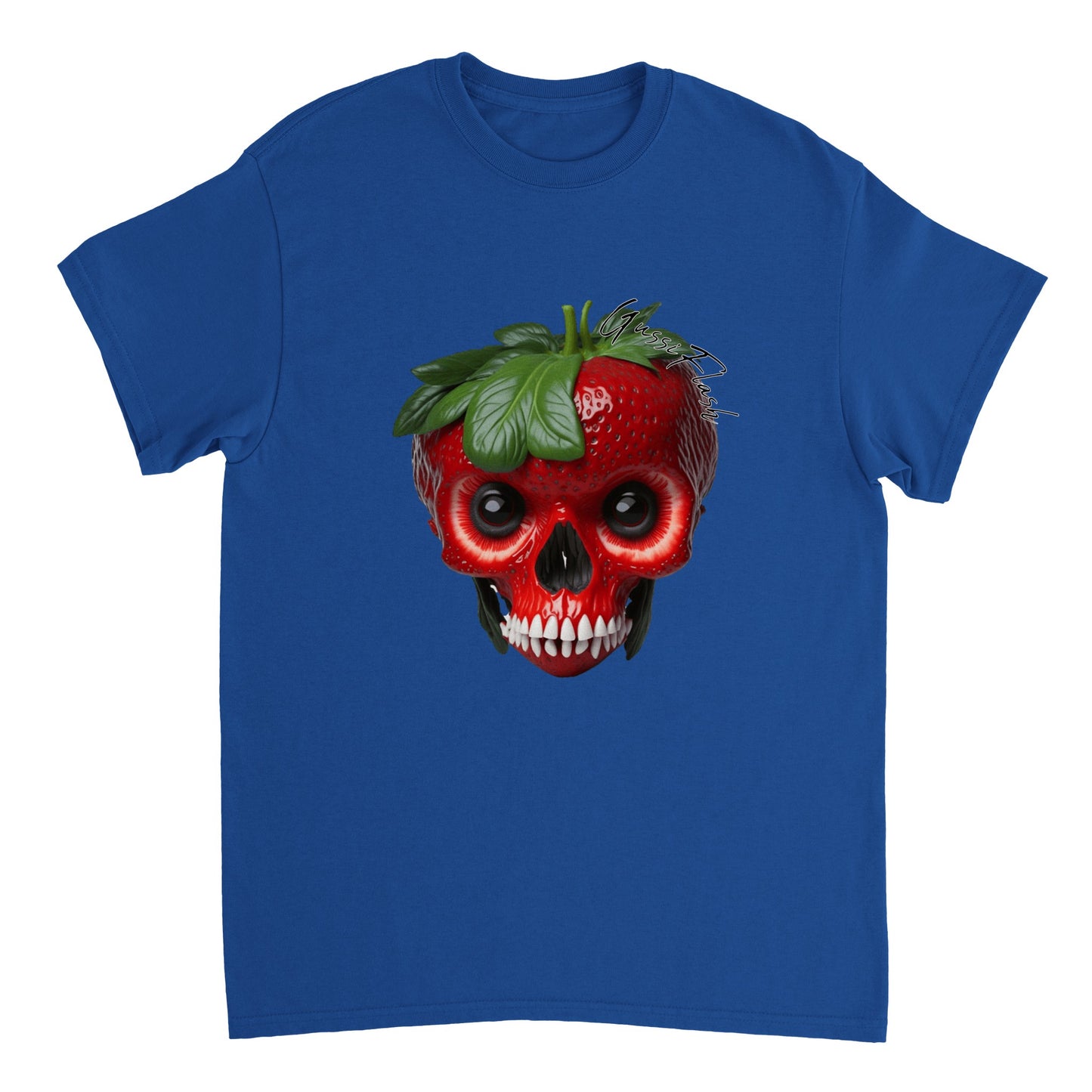 Schweres Unisex T-Shirt mit GussiFlash Skull