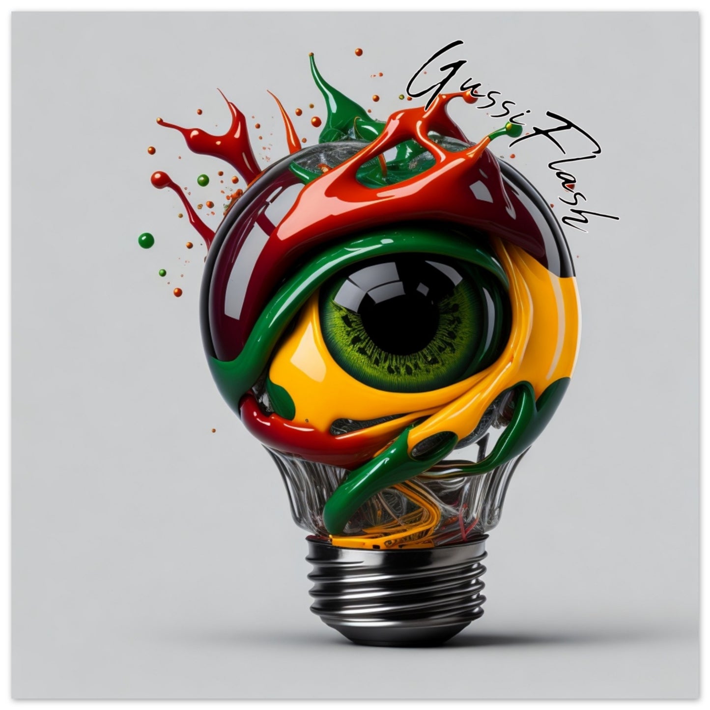 GussiFlash Premium Poster auf mattem Papier