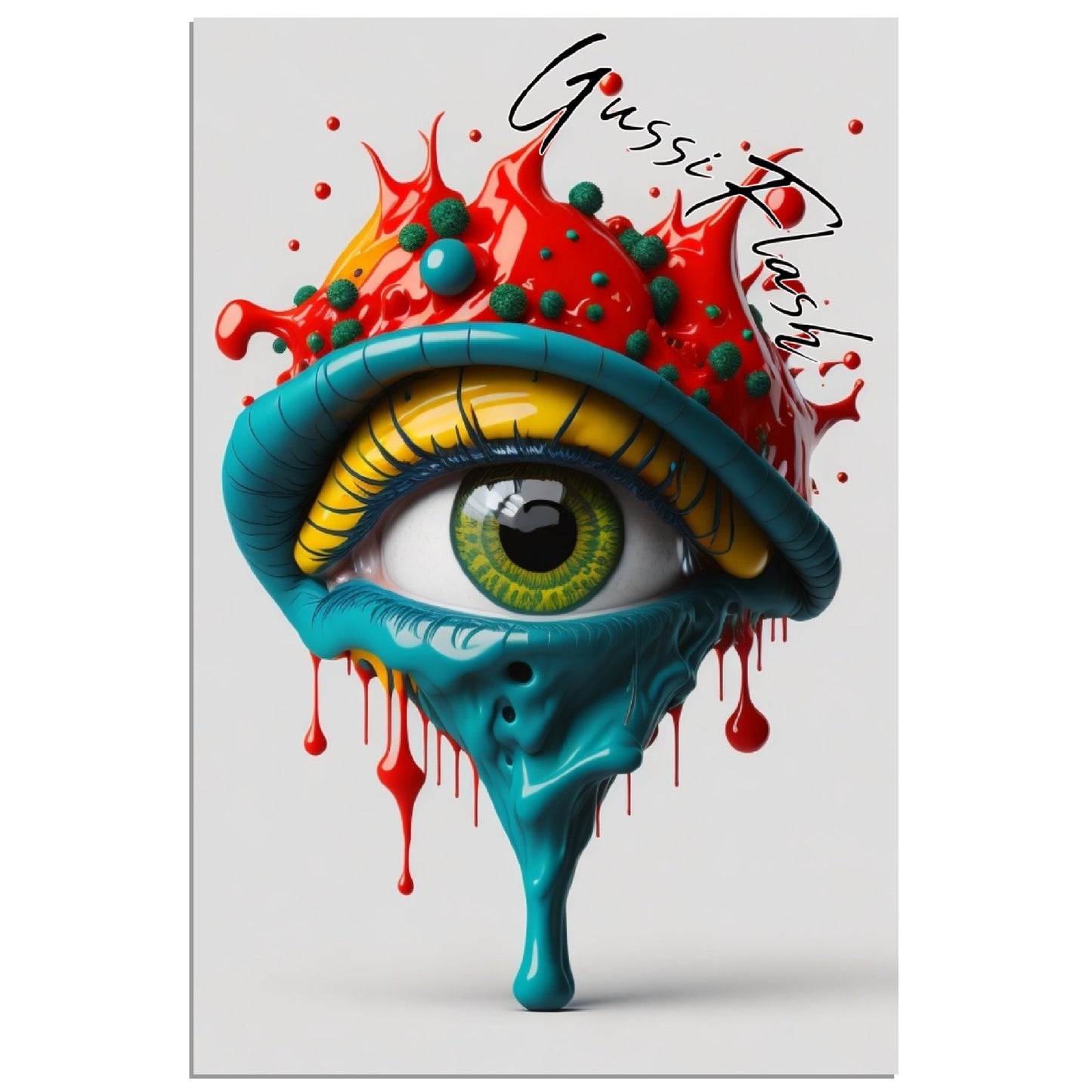 GussiFlash Premium Poster auf mattem Papier