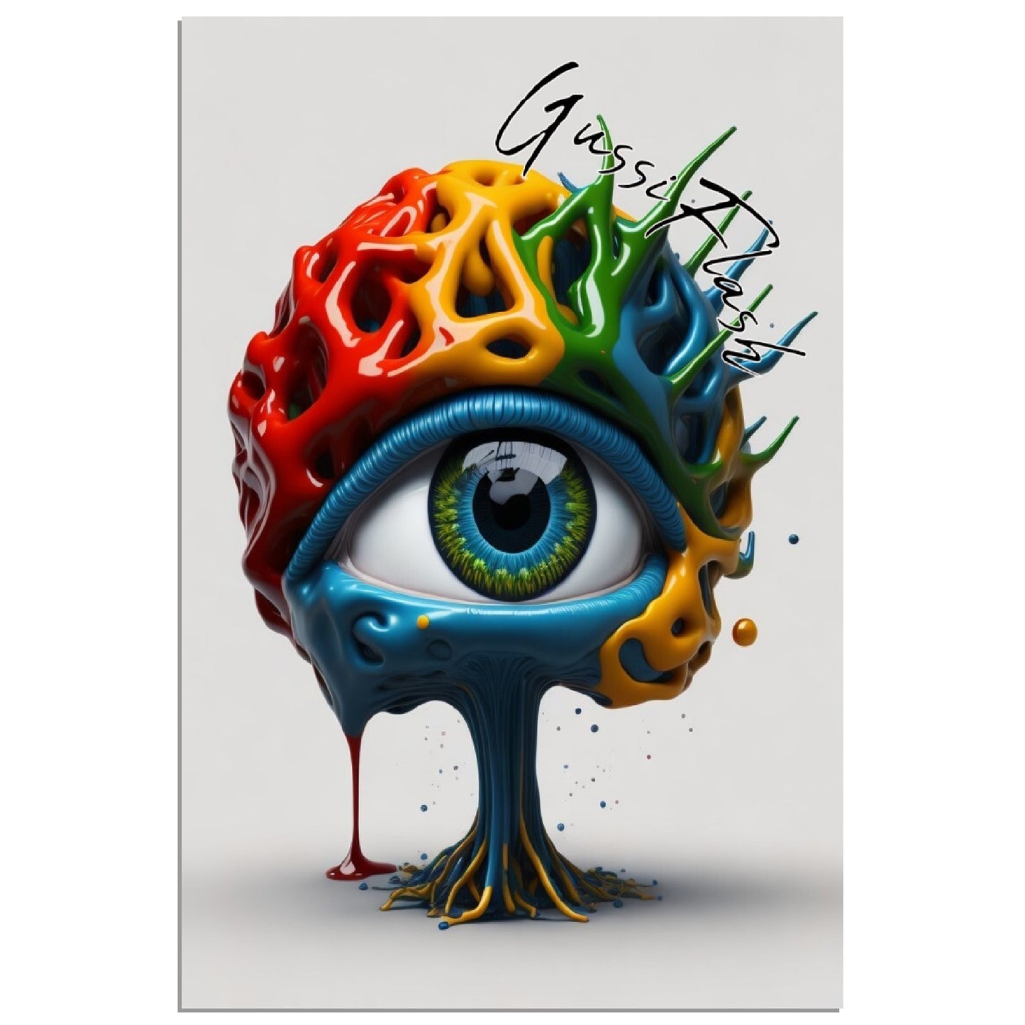 GussiFlash Premium Poster auf mattem Papier