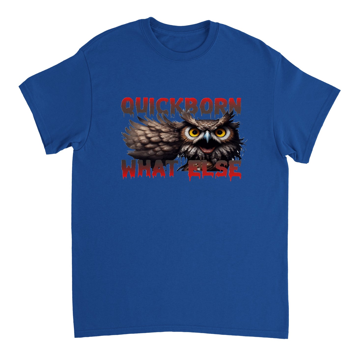 Schweres Unisex T-Shirt mit Rundhalsausschnitt und Gussiflash Logo