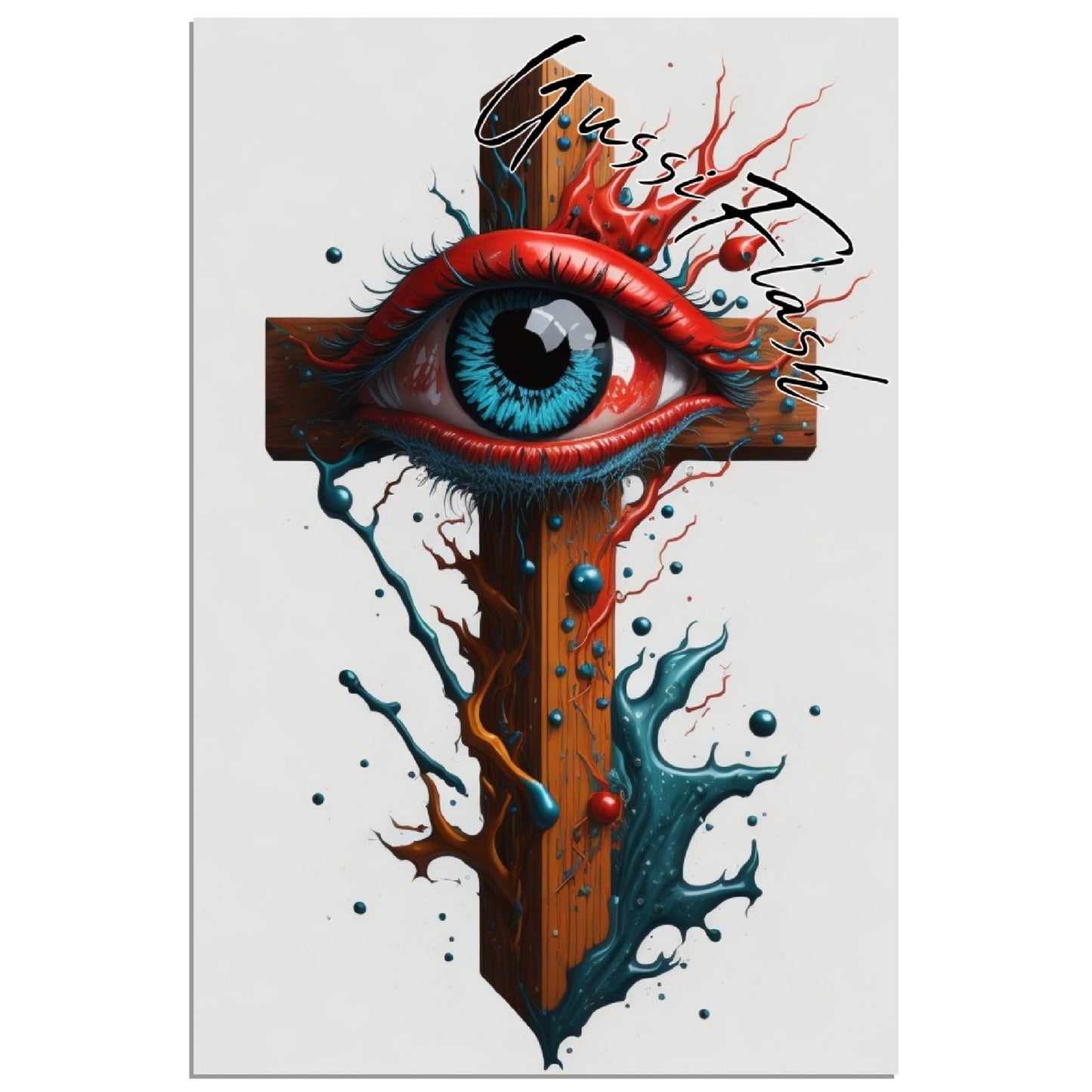 GussiFlash Premium Poster auf mattem Papier