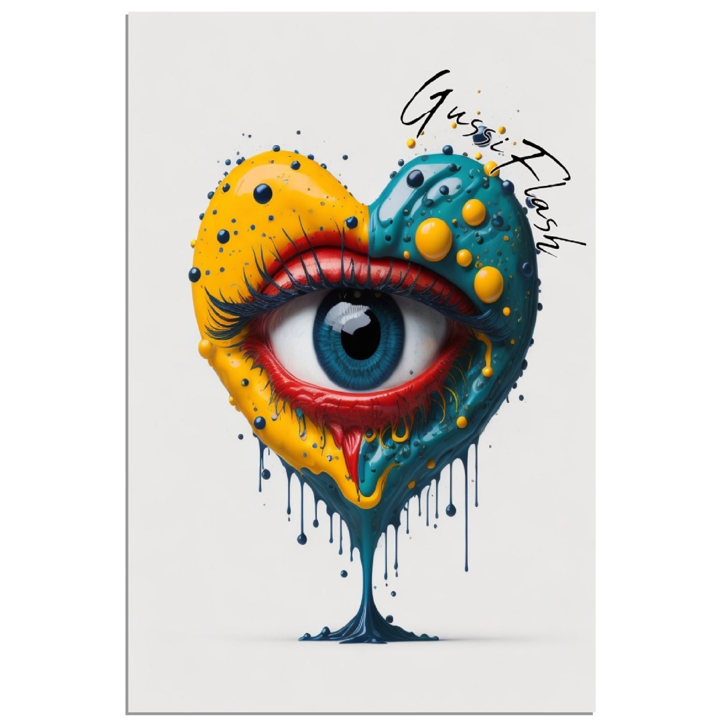 GussiFlash Premium Poster auf mattem Papier