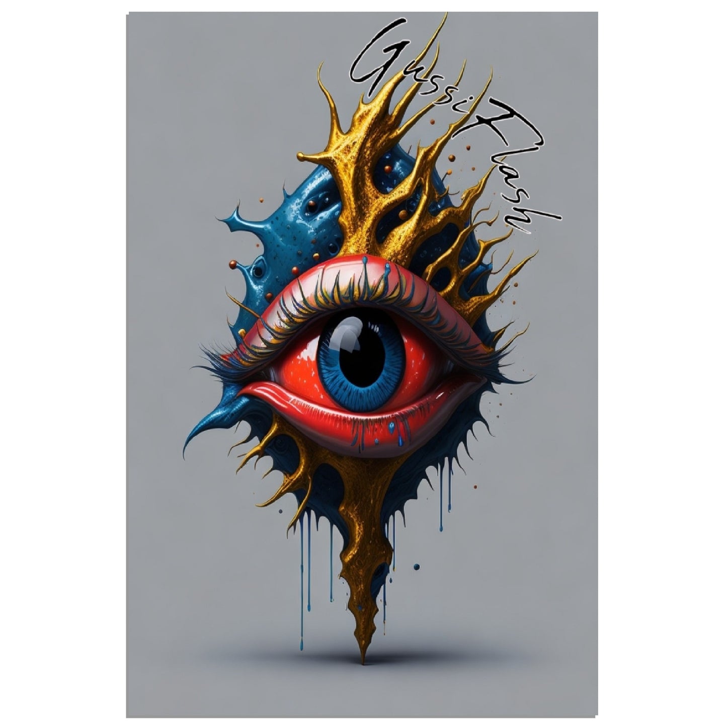 GussiFlash Premium Poster auf mattem Papier