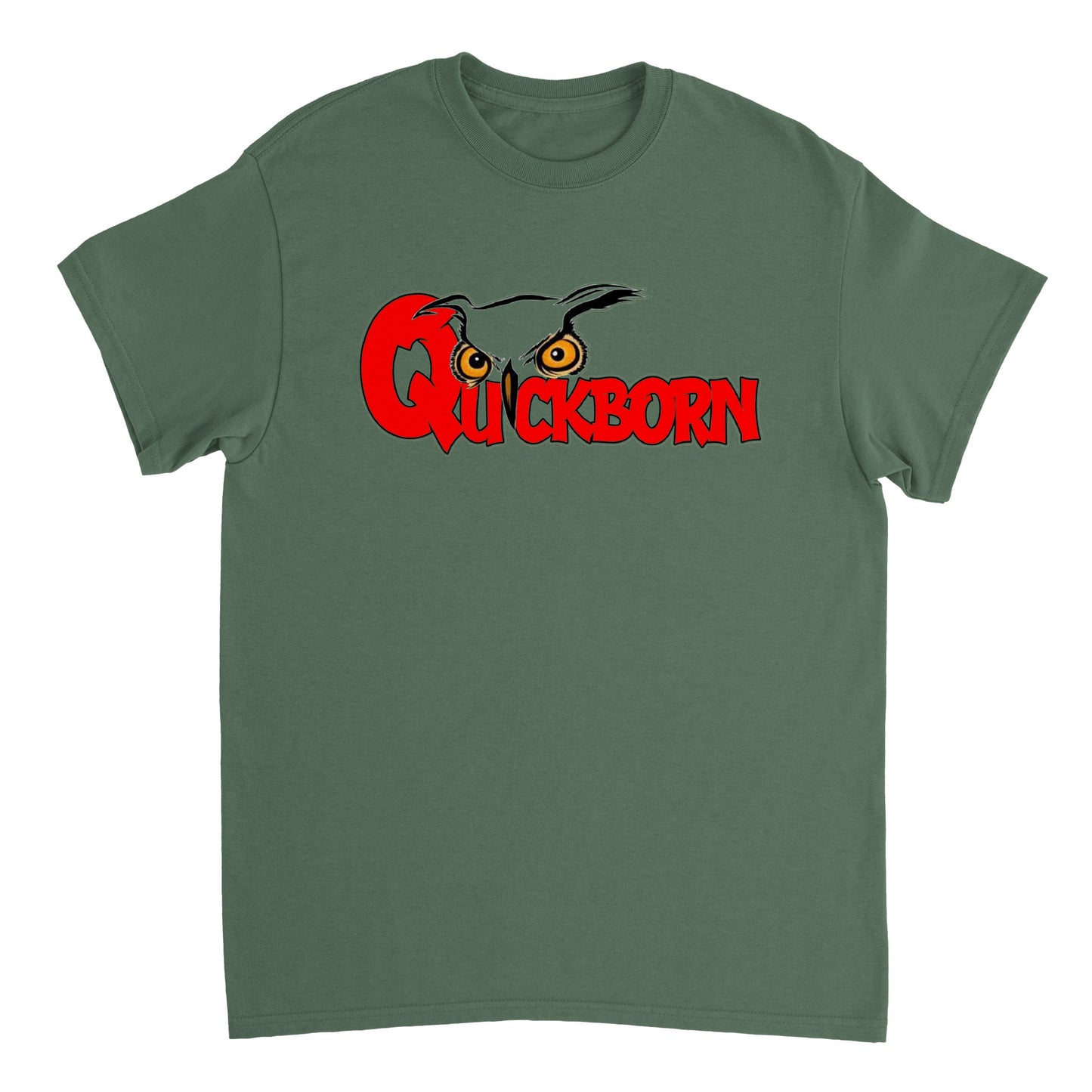 Schweres Unisex T-Shirt mit Rundhalsausschnitt und Gussiflash Logo