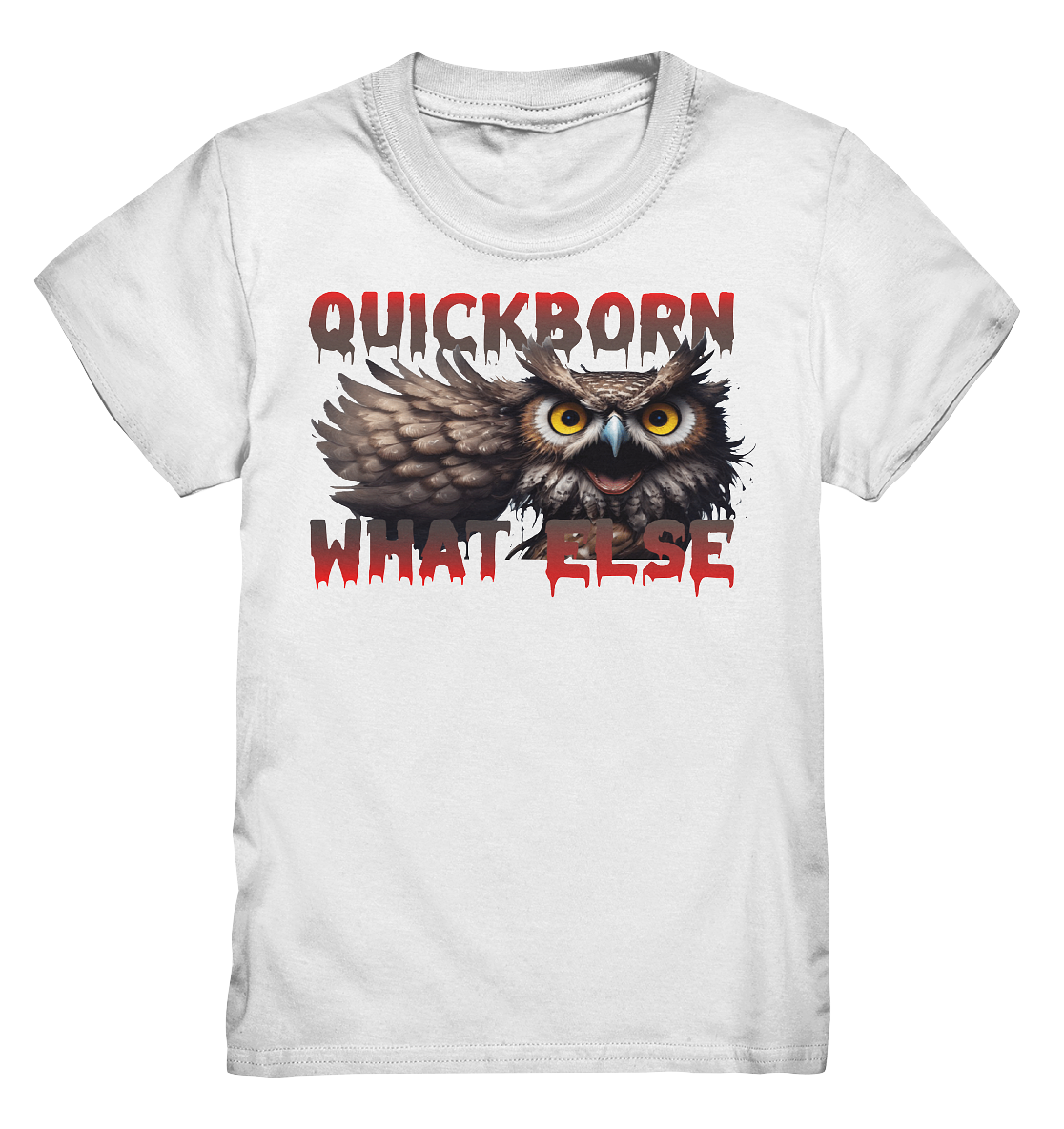 Kinder Shirt mit Quickborn Logo What Else - Kids Premium Shirt